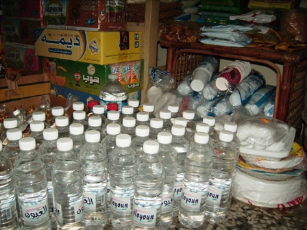 Relief goods for victims of flood 2010 in Nowshera, Khyber Pakhtunkhwa